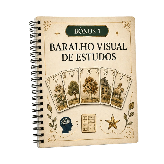 Capa do Bônus 1: Baralho Visual de Estudos