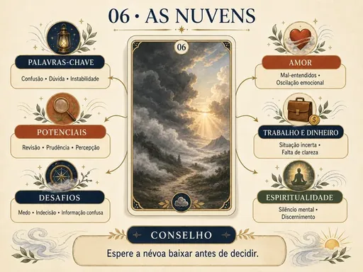 Página interna do Atlas S.I.N.A.L.: 06 · As Nuvens