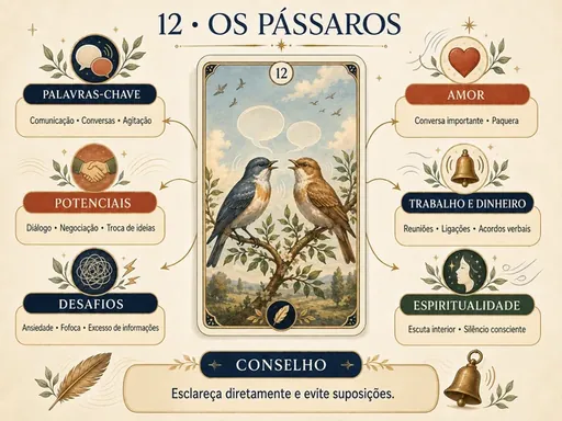 Página interna do Atlas S.I.N.A.L.: 12 · Os Pássaros